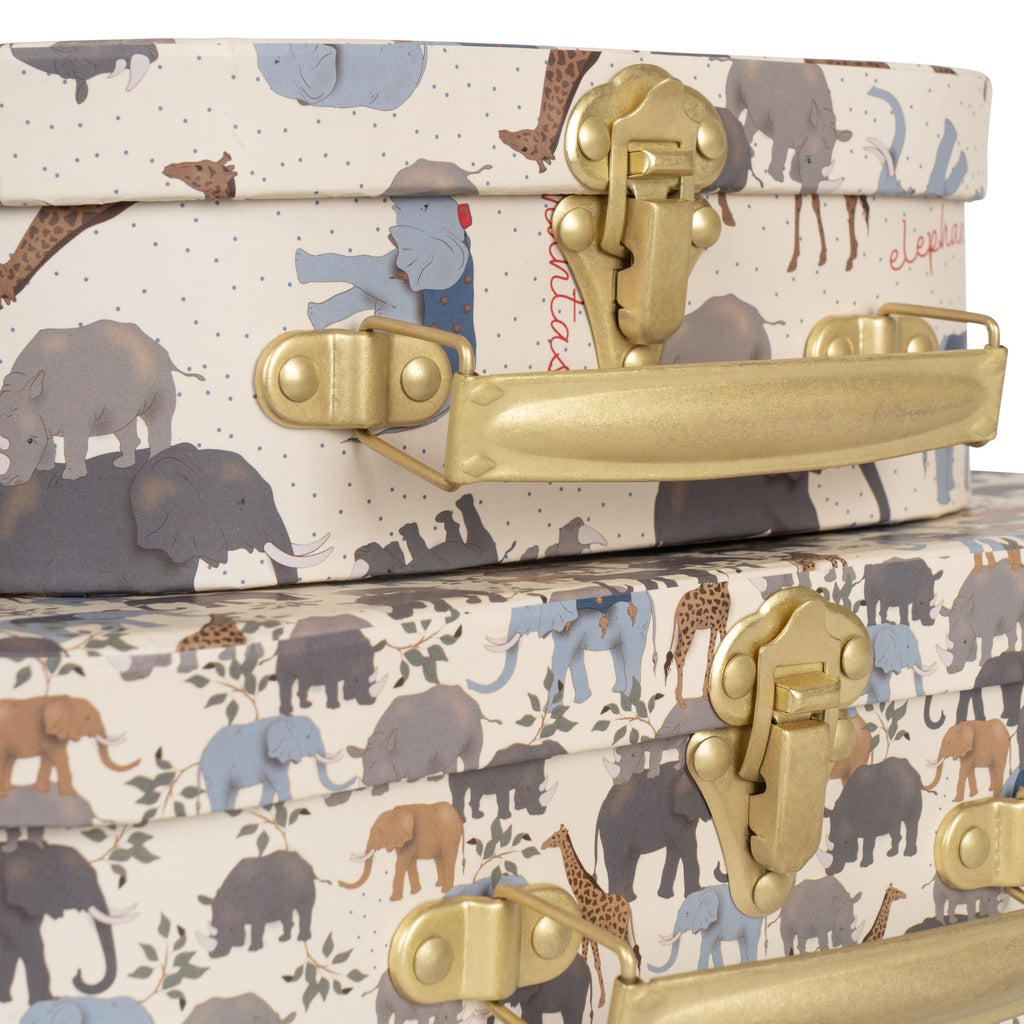 Pack de 2 valises safari - Sélection Konges Slojd à retrouver sur amaetc.com, concept store eco friendly pour enfants