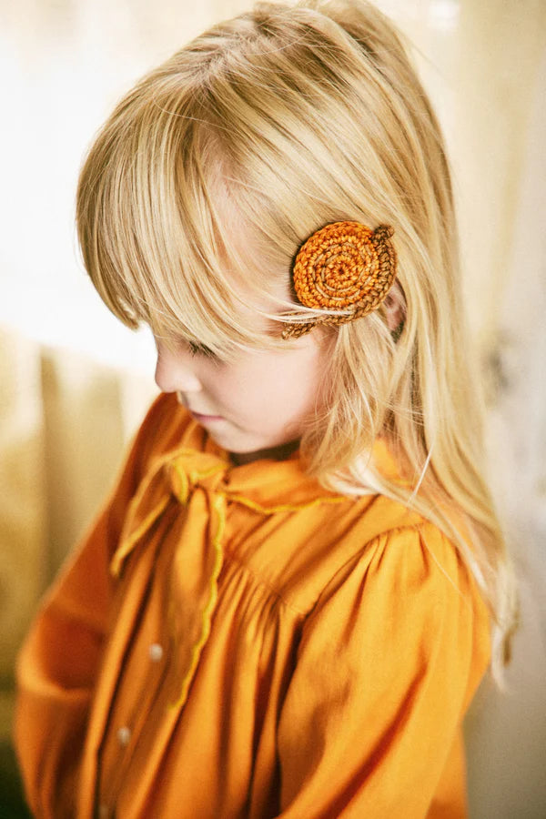 Duo de barrettes Snail fox - Sélection Misha & Puff à retrouver sur www.amaetc.com, concept store eco friendly pour enfants