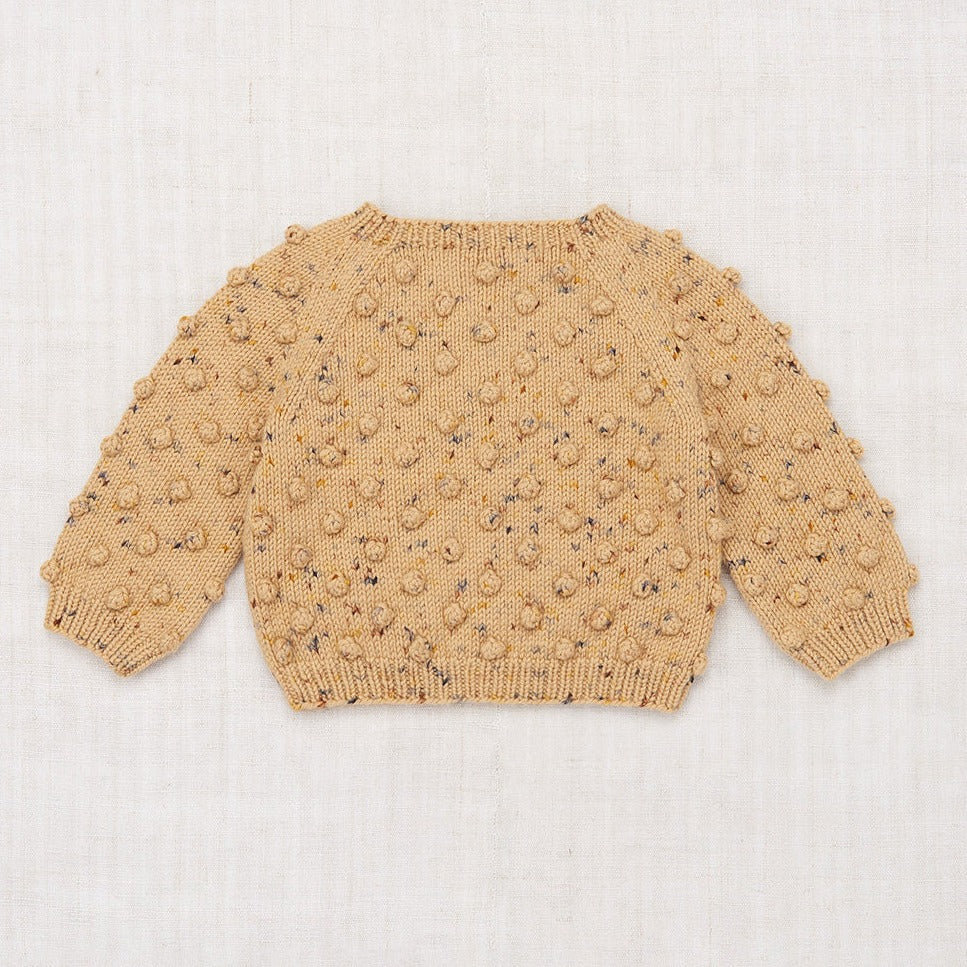 Sweater Popcorn camel confetti - Sélection Misha & Puff à retrouver sur www.amaetc.com, concept store eco friendly pour enfants