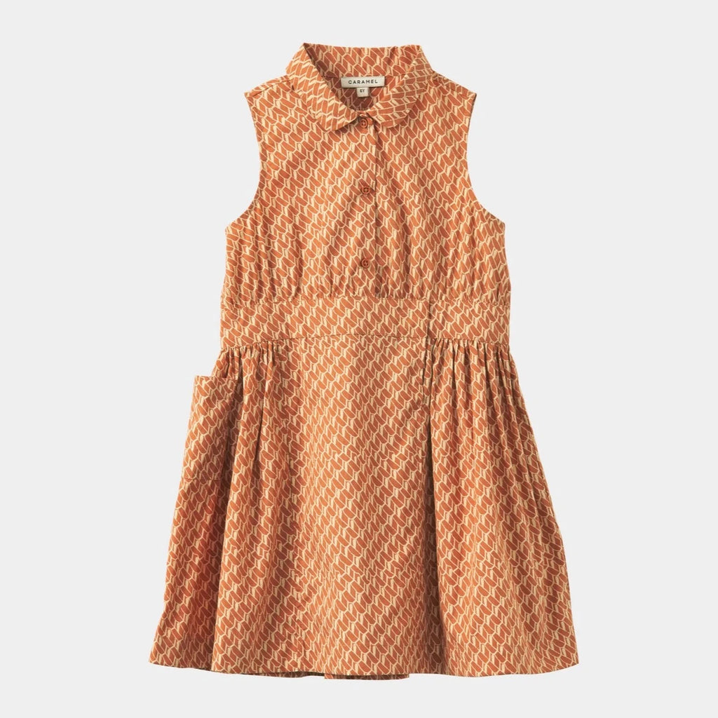 Robe Penguin apricot geo print