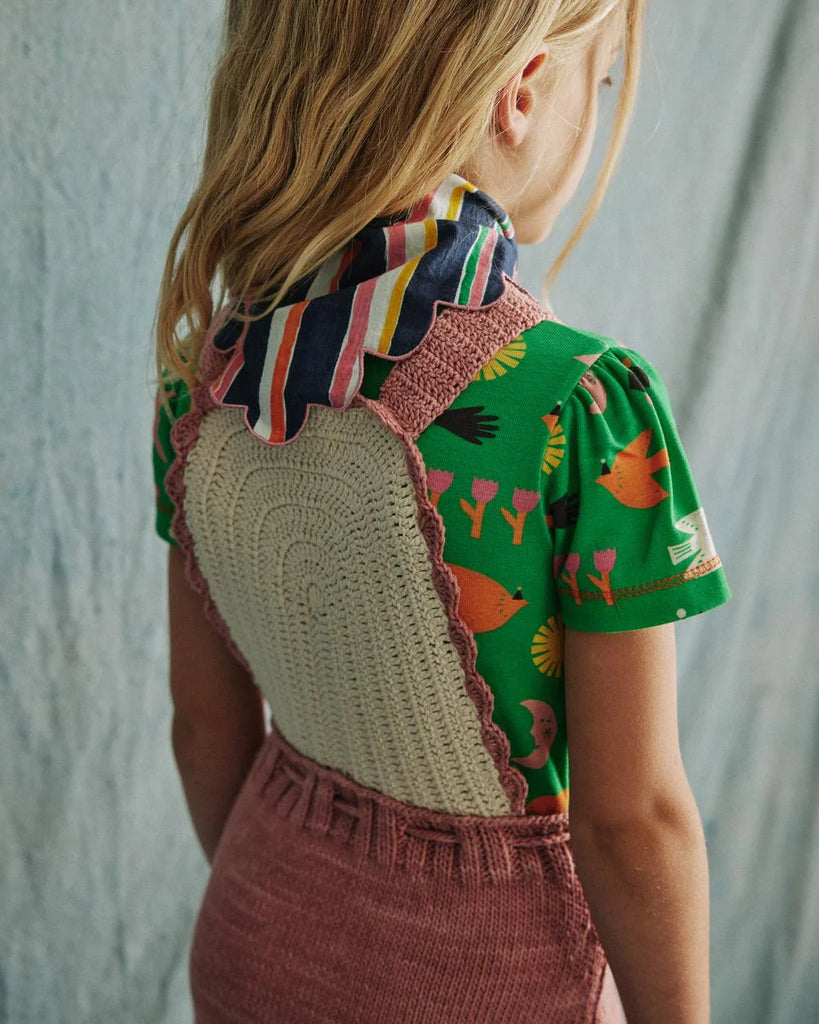 Foulard Scallop moonlight stripe - Découvrez la collection AW22 Misha & Puff à retrouver sur www.amaetc.com, concept store eco friendly pour enfants