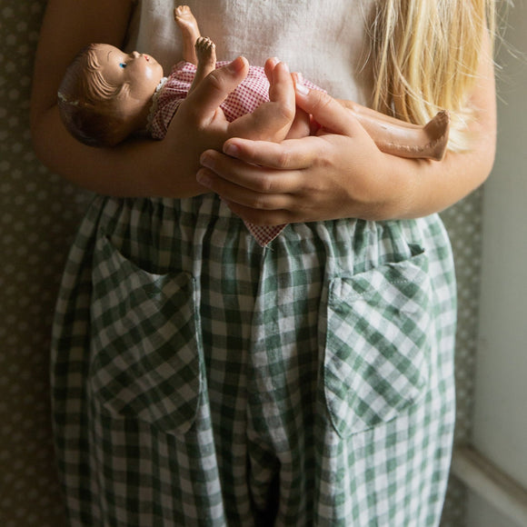 Pantalon Otto gingham - Sélection Soor Ploom à retrouver sur amaetc.com, concept store eco friendly pour enfants