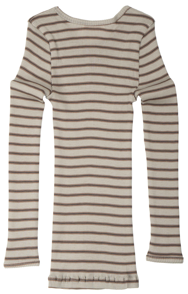 T-shirt Atlantic en laine mérinos Winter Fog Stripes - Sélection Minimalisma à retrouver sur amaetc.com, concept store eco friendly pour enfants
