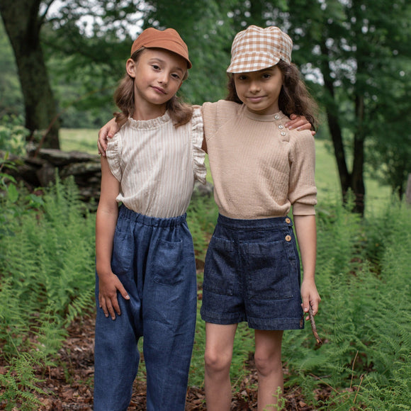 Pantalon Otto chambray - Sélection Soor Ploom à retrouver sur amaetc.com, concept store eco friendly pour enfants