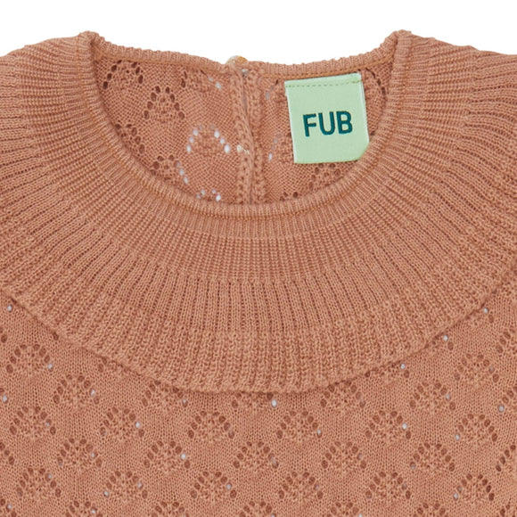 Pull coton pointelle sandstone label GOTS - Sélection FUB sur amaetc.com, concept store eco friendly pour enfants