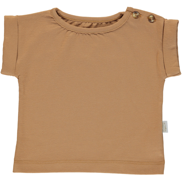 T-shirt en coton biologique Brown Sugar - Sélection Poudre Organic à retrouver sur amaetc.com, concept store eco friendly pour enfants