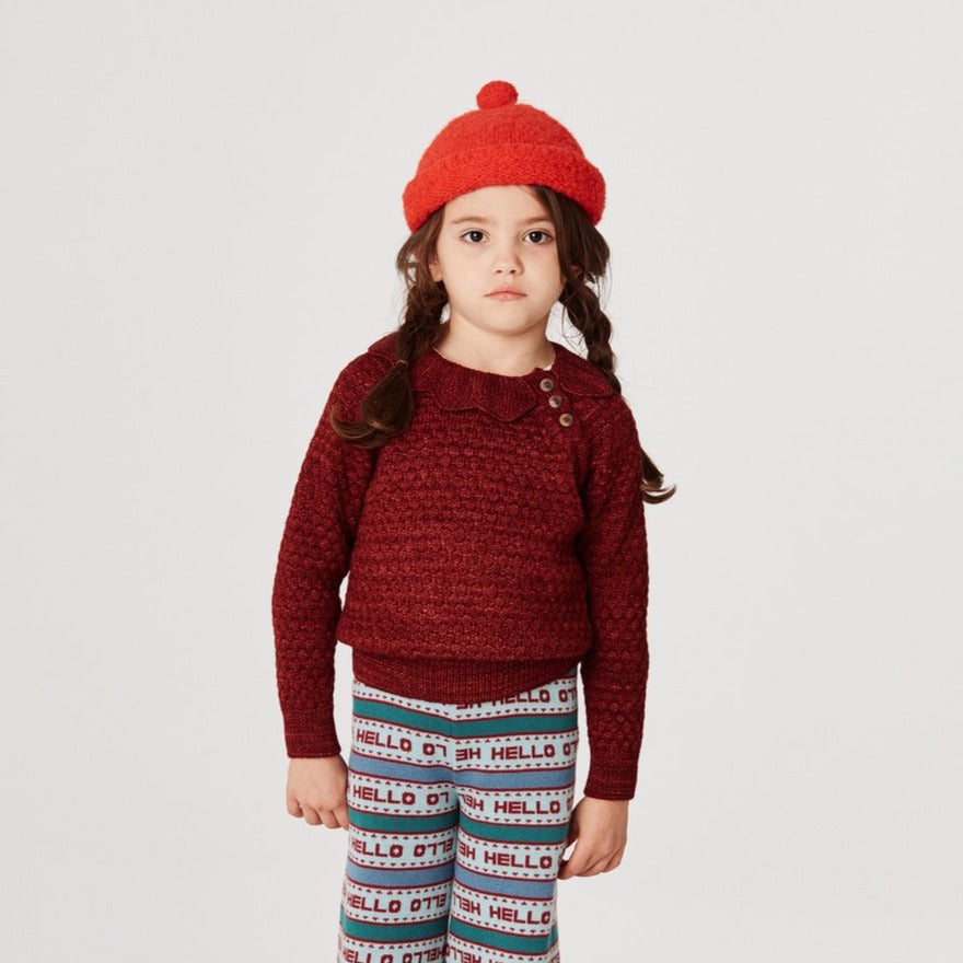 soomisha and puff   Flower Pullover  3-4y