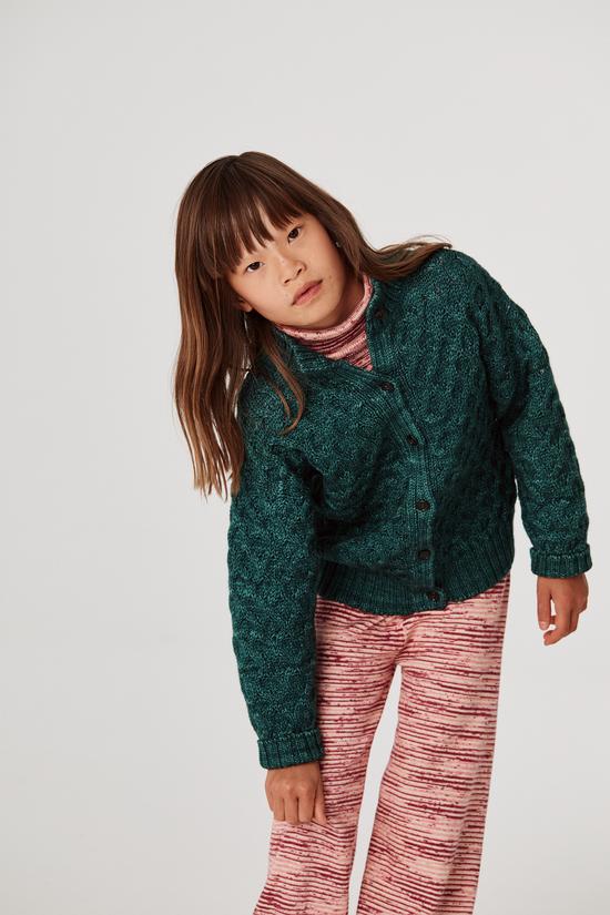 Cardigan Honeycomb peacock Misha and Puff - AMA etc