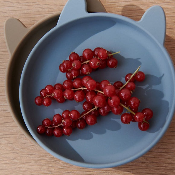 Set de 2 assiettes Olivia blue fog/kaki mix