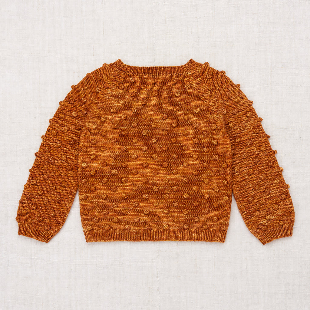 Sweater Popcorn en laine mérinos fox - Sélection Misha & Puff à retrouver sur www.amaetc.com, concept store eco friendly pour enfants