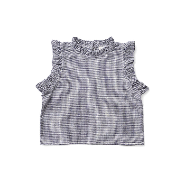 Top Thelma mini houndstooth - Sélection Soor Ploom à retrouver sur amaetc.com, concept store eco friendly pour enfants