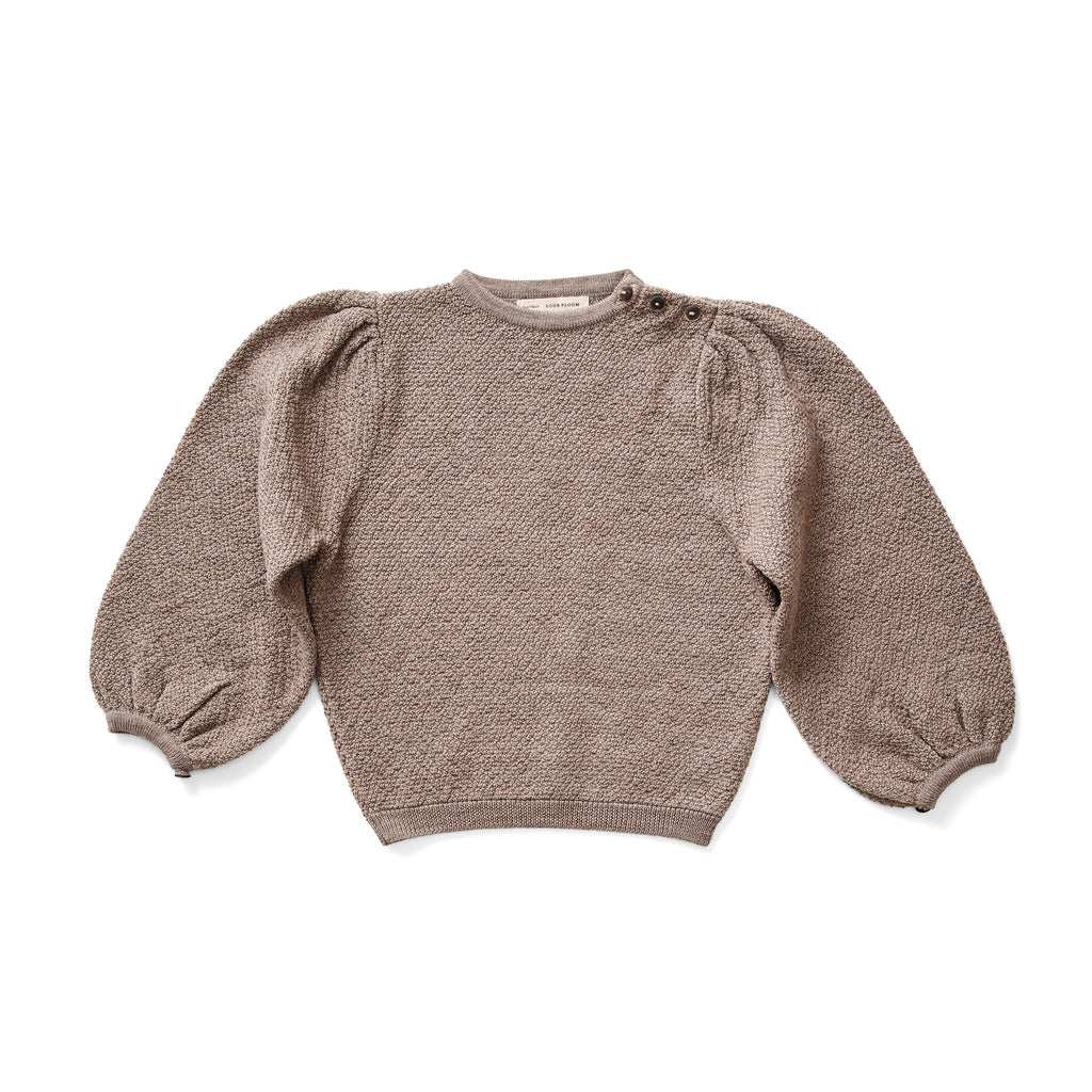 Sweater Agnes flax en laine mérinos - Sélection Soor Ploom à retrouver sur amaetc.com, concept store eco friendly pour enfants